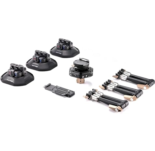 Articulating Car Mount System with Suction Cups for Tripod Heads