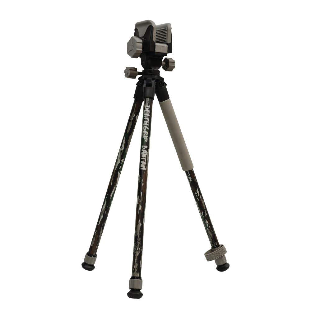 Aluminum Tripod with Adjustable Legs, Shooting Rest & Hands-Free Support