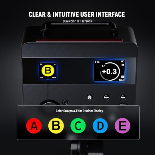 600Ws TTL Outdoor Flash Strobe with App Control & Bi-Color Modeling Lamp