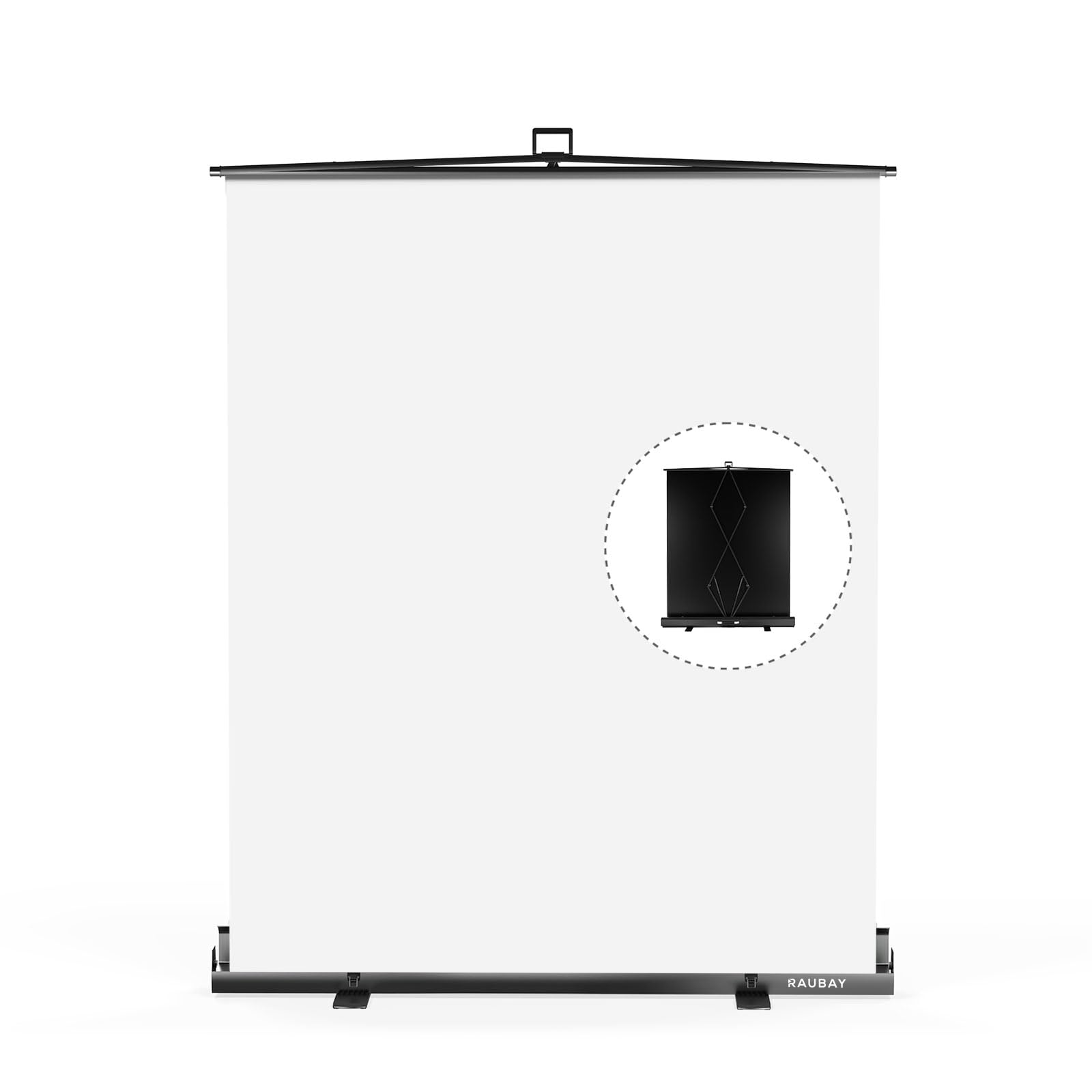 Collapsible Retractable Photo Backdrop with Stand