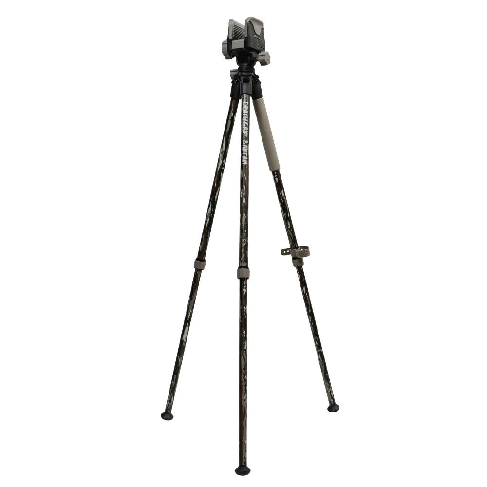 Aluminum Tripod with Adjustable Legs, Shooting Rest & Hands-Free Support