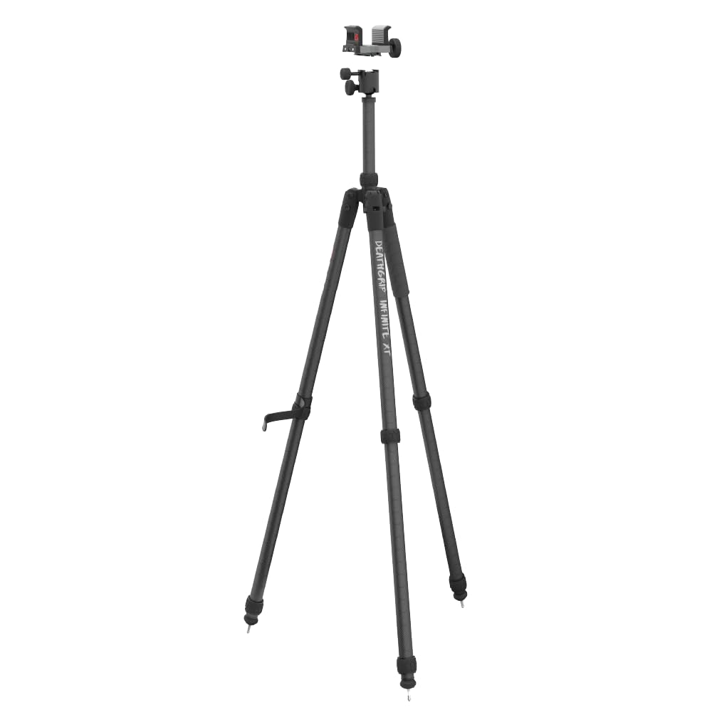 Aluminum Tripod with Adjustable Legs, Shooting Rest & Hands-Free Support