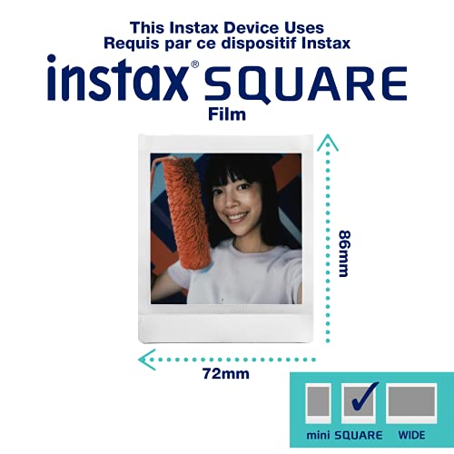 FUJIFILM Instax Square SQ1 Instant Camera - Chalk White