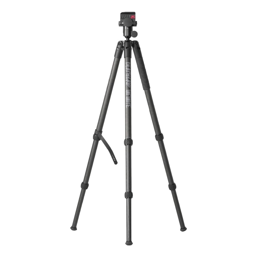 Aluminum Tripod with Adjustable Legs, Shooting Rest & Hands-Free Support
