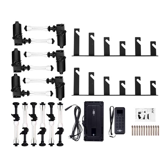6-Roller Motorized Background Support System with Remote Control