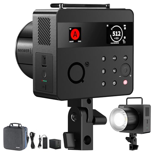 600Ws TTL Outdoor Flash Strobe with App Control & Bi-Color Modeling Lamp
