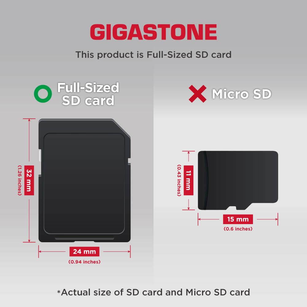Full Size SD Card 128GB Camera Pro Core Group N1