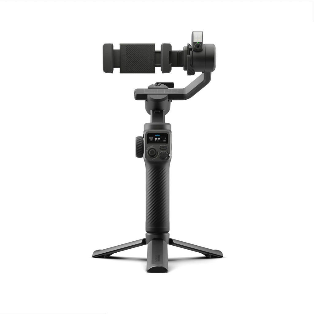 GoPro Fluid Pro AI 3-Axis Gimbal Stabilizer for GoPro Cameras and Smartphones, Subject Tracking, Lighting, Wireless Camera Control, Portable, Vlogging, 360° Rotation, Device Charging