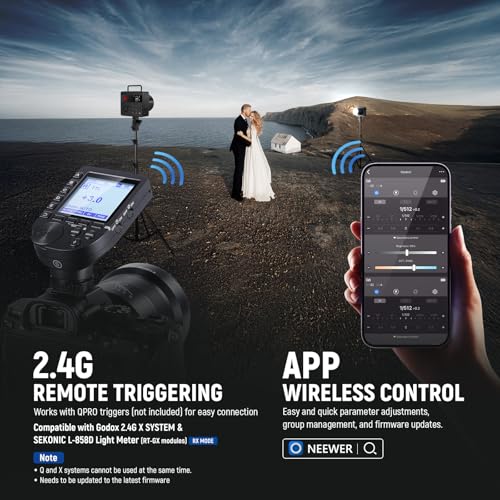 600Ws TTL Outdoor Flash Strobe with App Control & Bi-Color Modeling Lamp