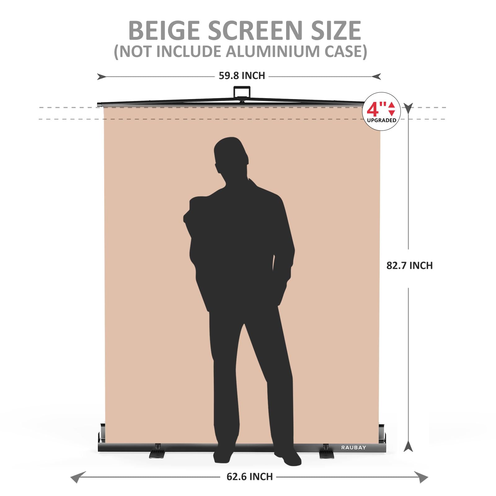 Collapsible Retractable Photo Backdrop with Stand