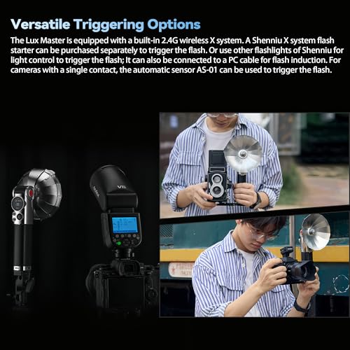 Retro TTL HSS Camera Flash with Touchscreen & Wireless Sync