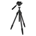 Compact Carbon Fiber Tripod with Video Head