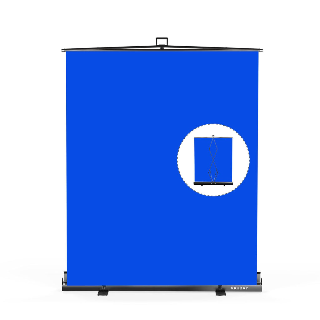 Collapsible Retractable Photo Backdrop with Stand
