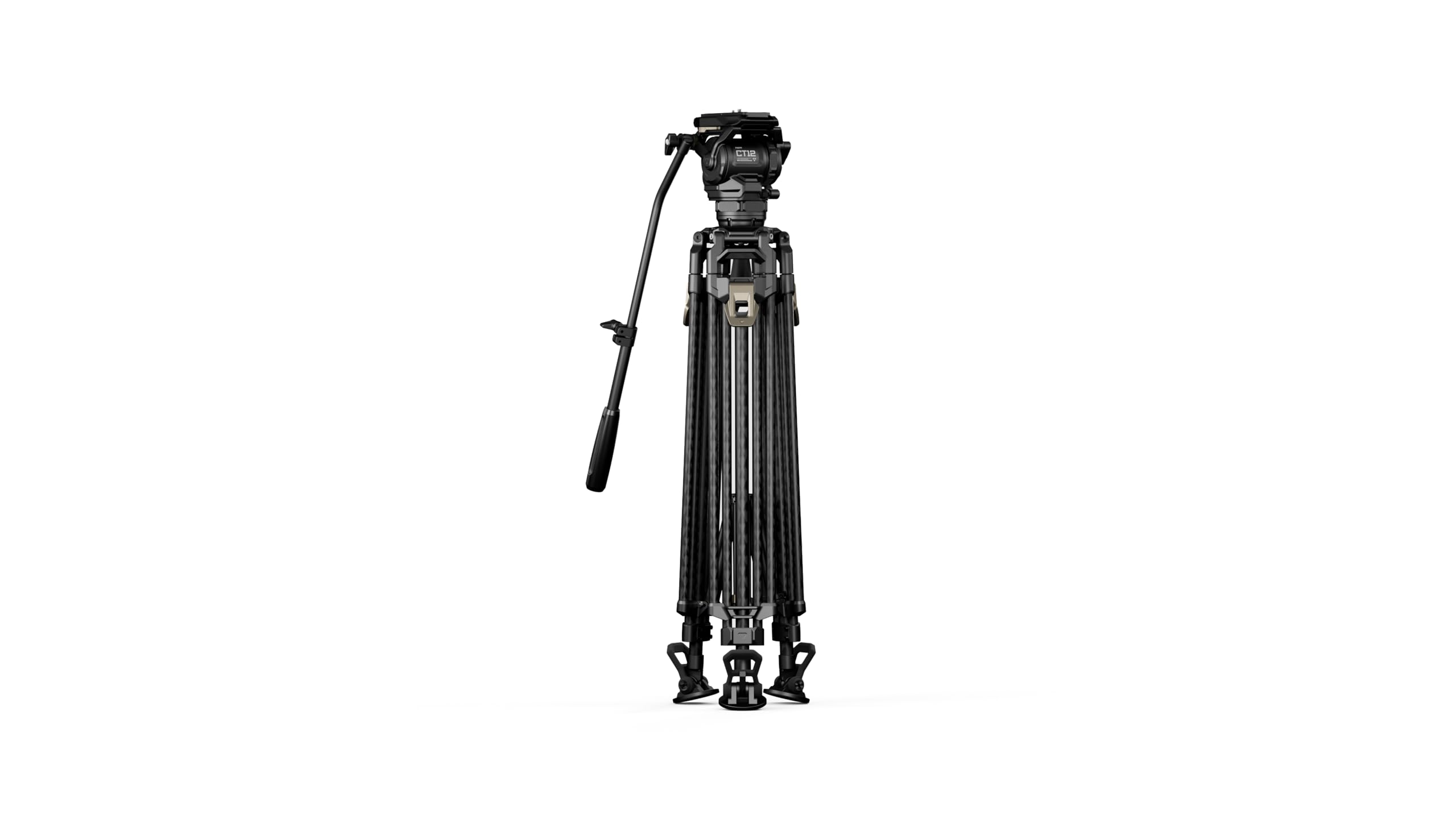 75mm Cine Fluid Head Tripod with 2-Stage Carbon Fiber Legs