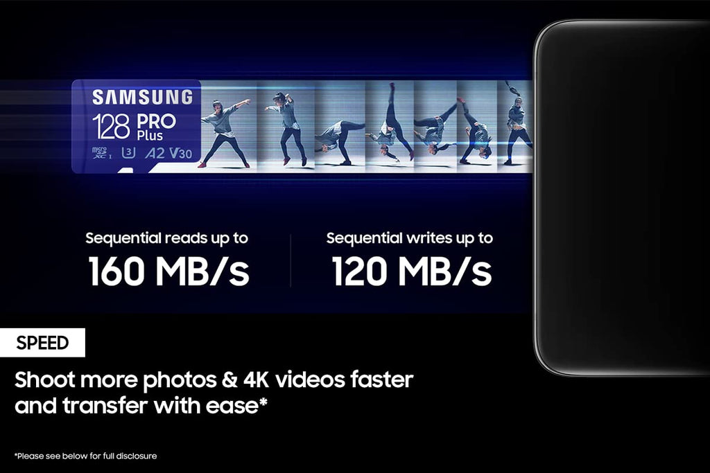 SAMSUNG PRO Plus microSD Memory Card + Adapter,