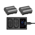 EN-EL15c Battery 2-Pack with USB-C LCD Charger