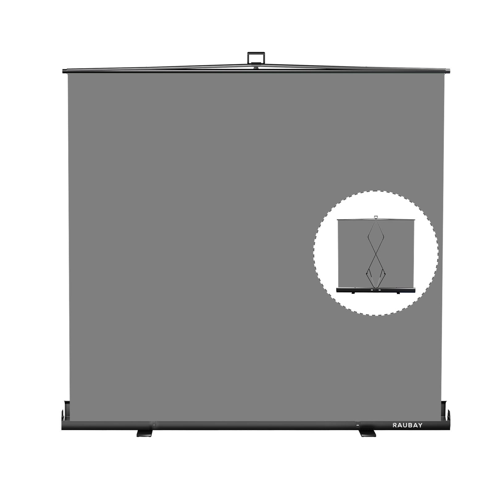 Collapsible Retractable Photo Backdrop with Stand