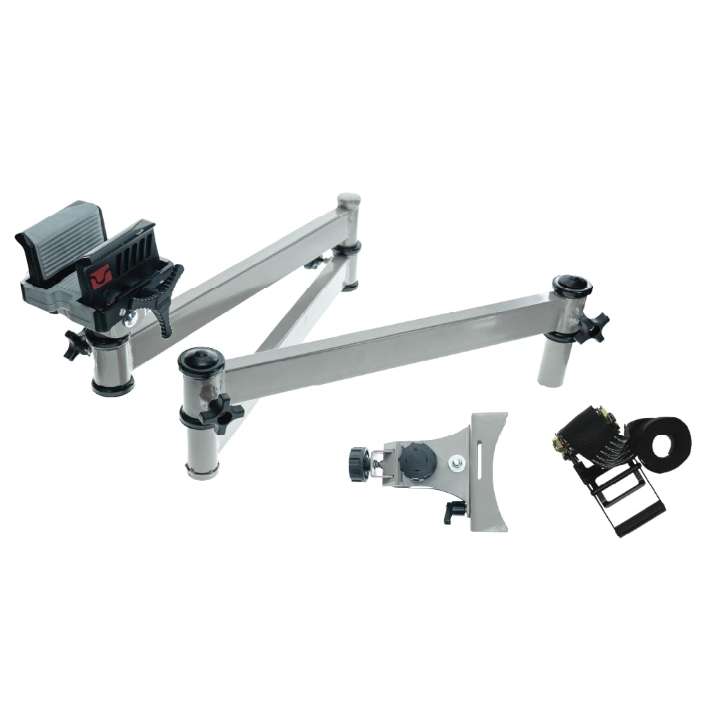 Aluminum Tripod with Adjustable Legs, Shooting Rest & Hands-Free Support