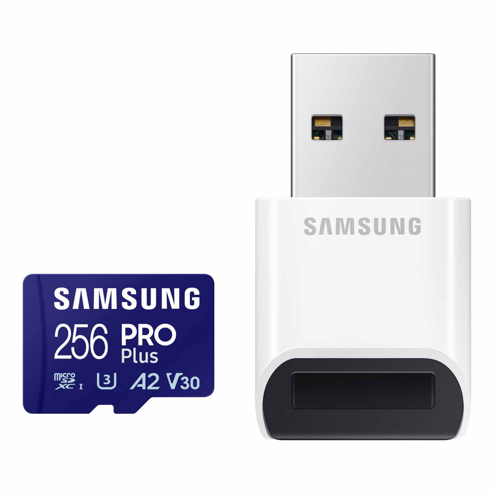 SAMSUNG PRO Plus microSD Memory Card + Adapter,