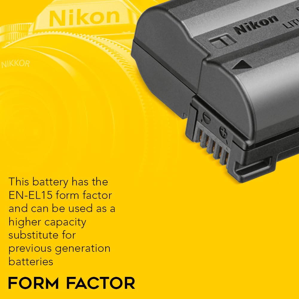 EN-EL15c Battery 2-Pack with USB-C LCD Charger