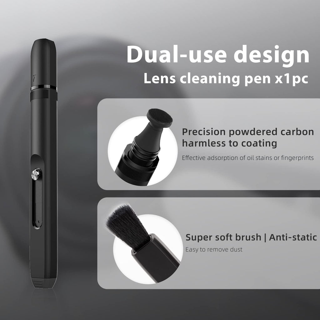 Professional Camera Cleaning Kit with Sensor Swabs, Air Blower & Lens Pen