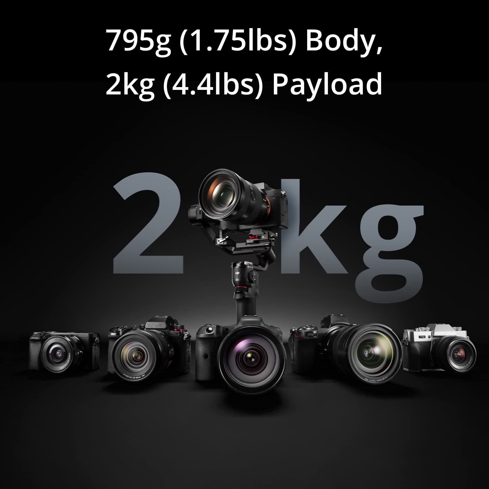 3-Axis Camera Gimbal Stabilizer with Native Vertical Shooting