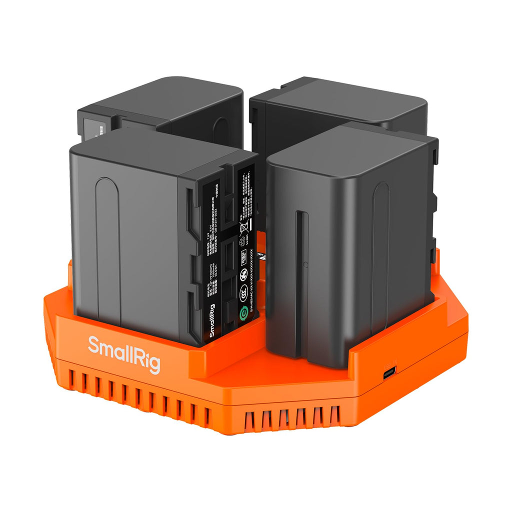 SmallRig 4-Channel NP-F970 Battery Charger Series