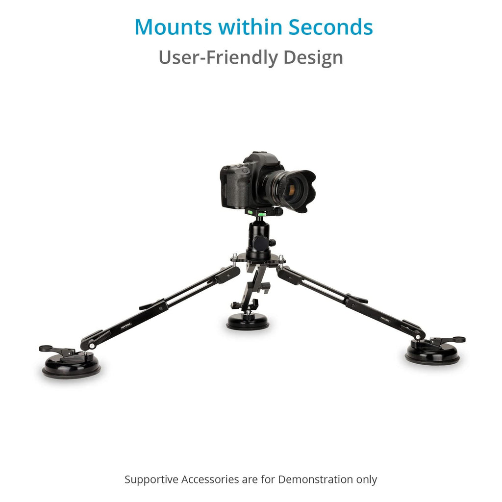 Suction Camera Mount for Vehicle Rigging with 15kg Payload