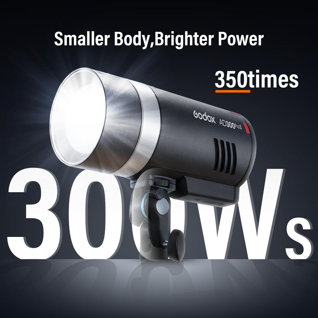 300Ws TTL HSS Flash Strobe with Bi-Color Modeling Lamp