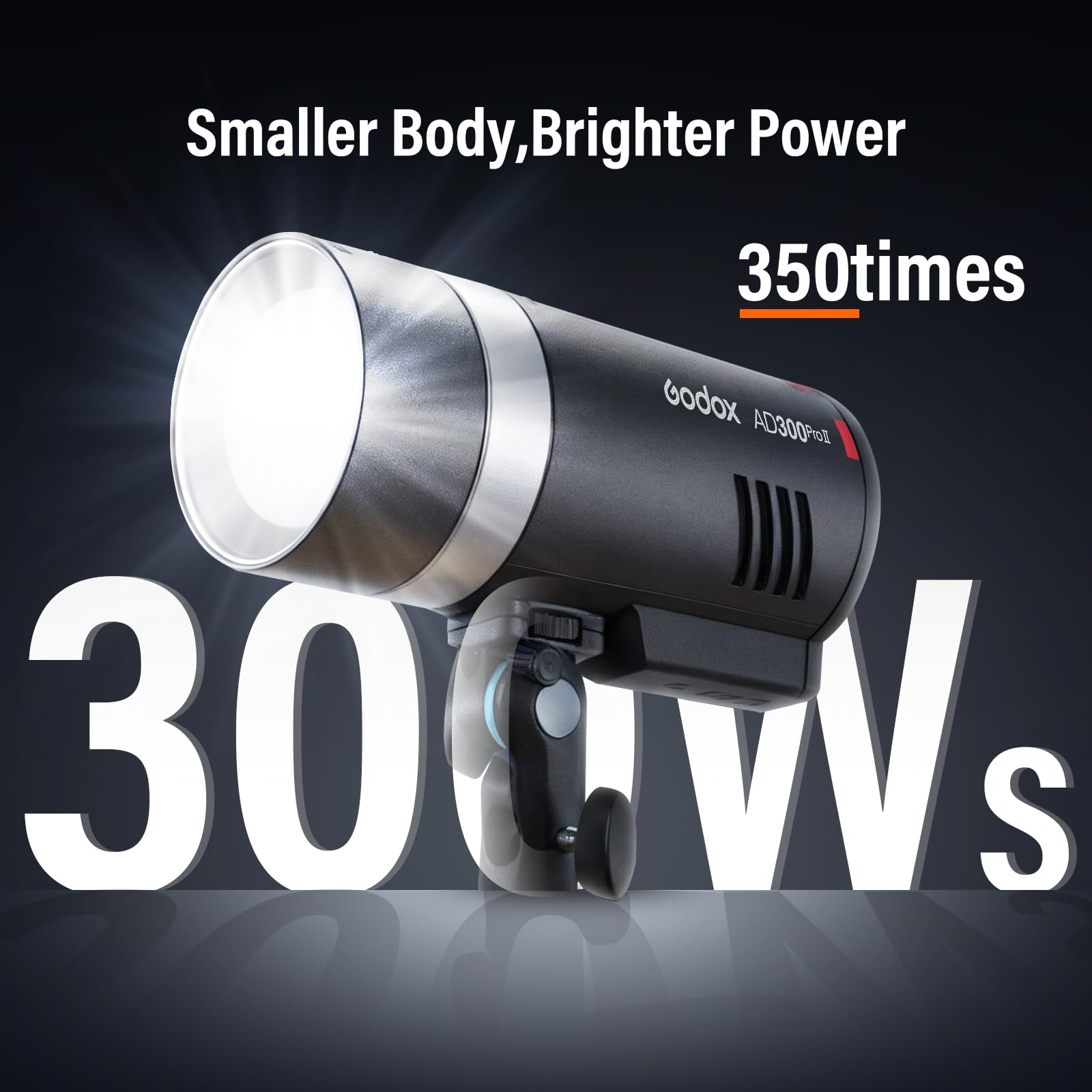 300Ws TTL HSS Flash Strobe with Bi-Color Modeling Lamp