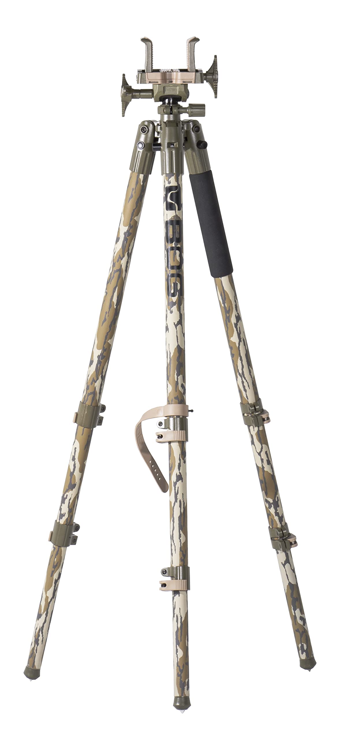 Aluminum Tripod with Adjustable Legs, Shooting Rest & Hands-Free Support