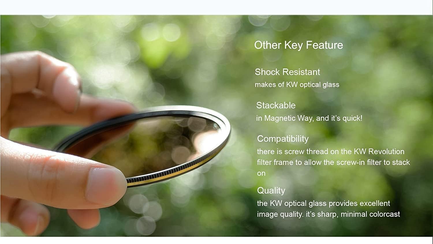 Magnetic Filter Kit with CPL, ND8, ND64, ND1000 & UV Filters