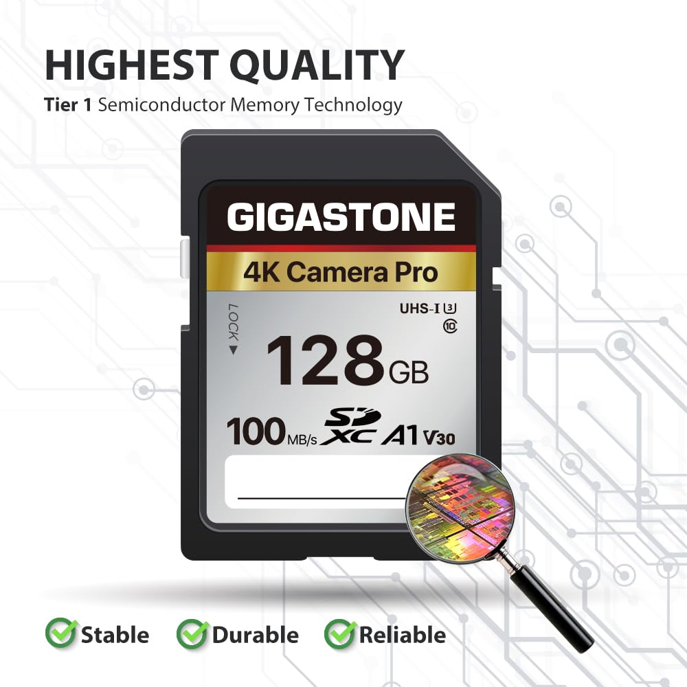 Full Size SD Card 128GB Camera Pro Core Group N1
