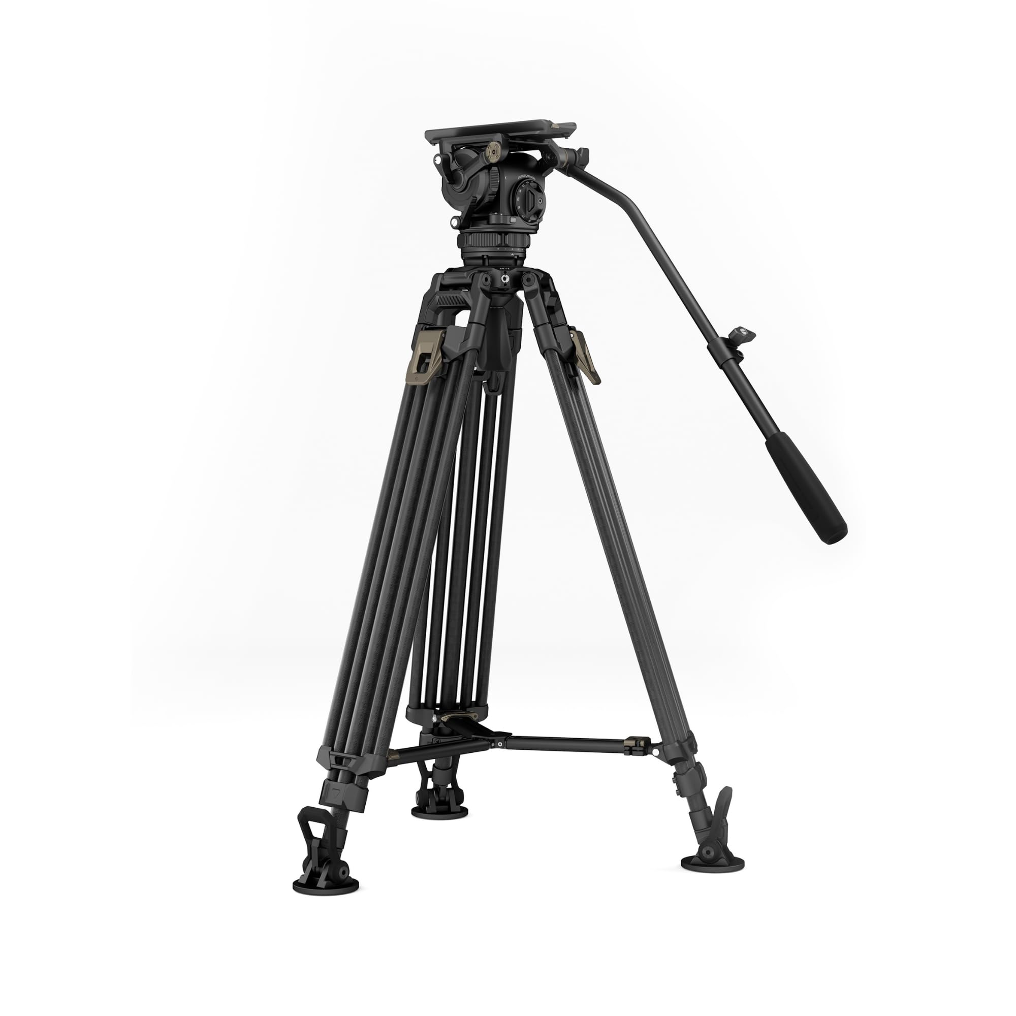75mm Cine Fluid Head Tripod with 2-Stage Carbon Fiber Legs