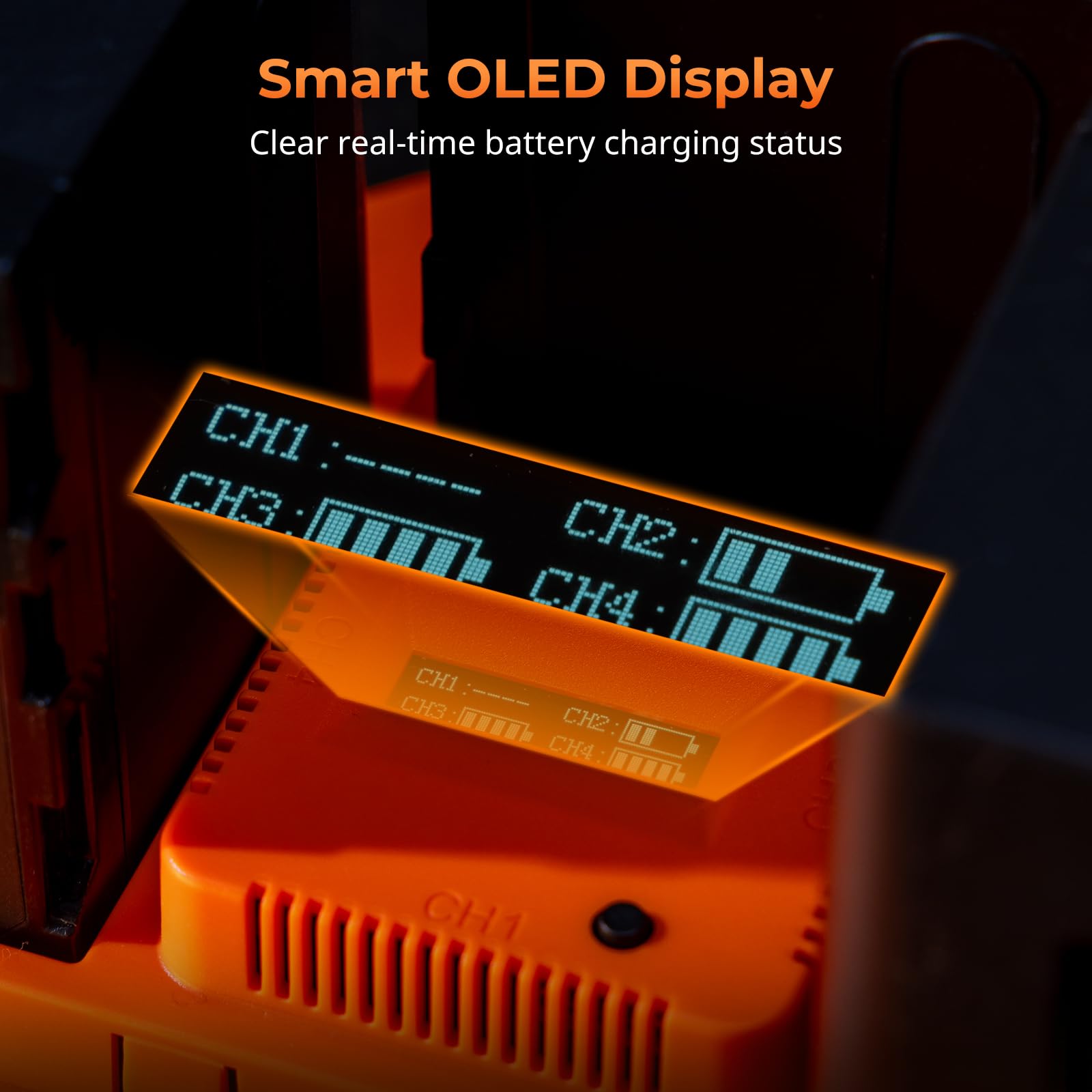SmallRig 4-Channel NP-F970 Battery Charger Series