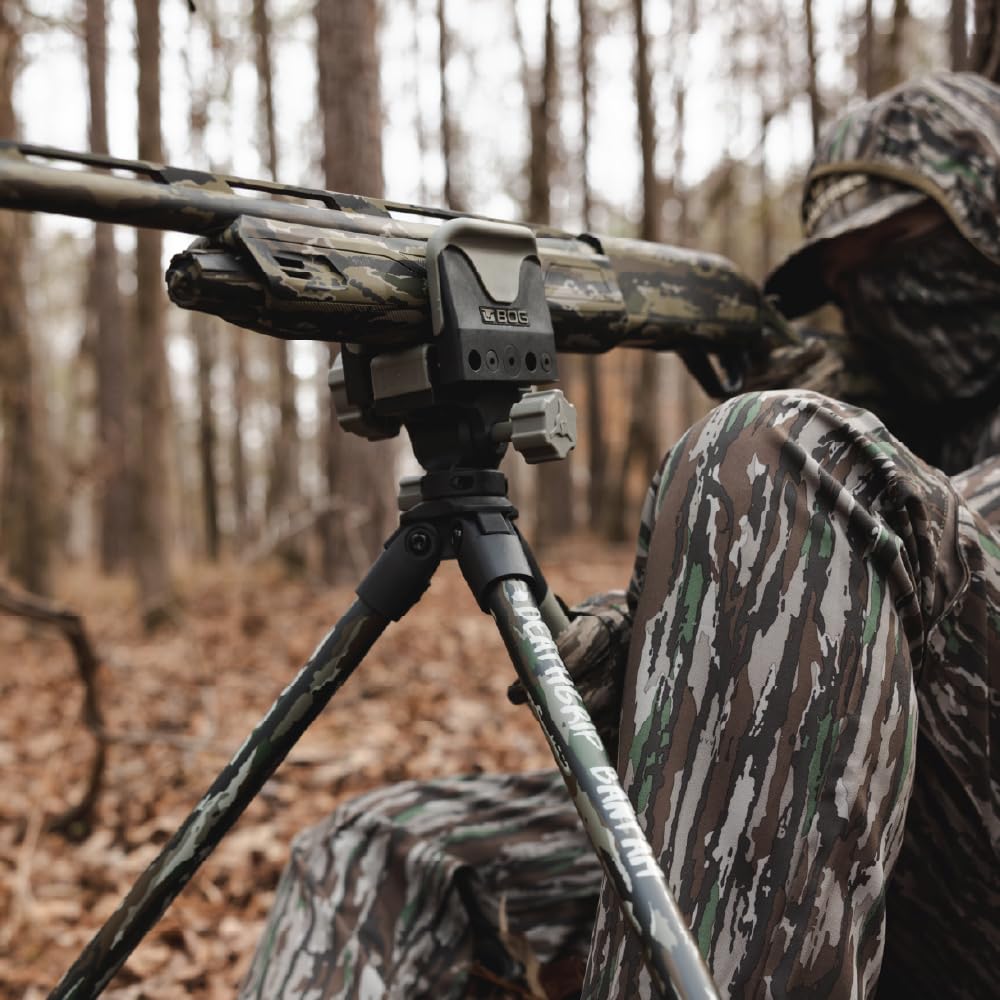 Aluminum Tripod with Adjustable Legs, Shooting Rest & Hands-Free Support