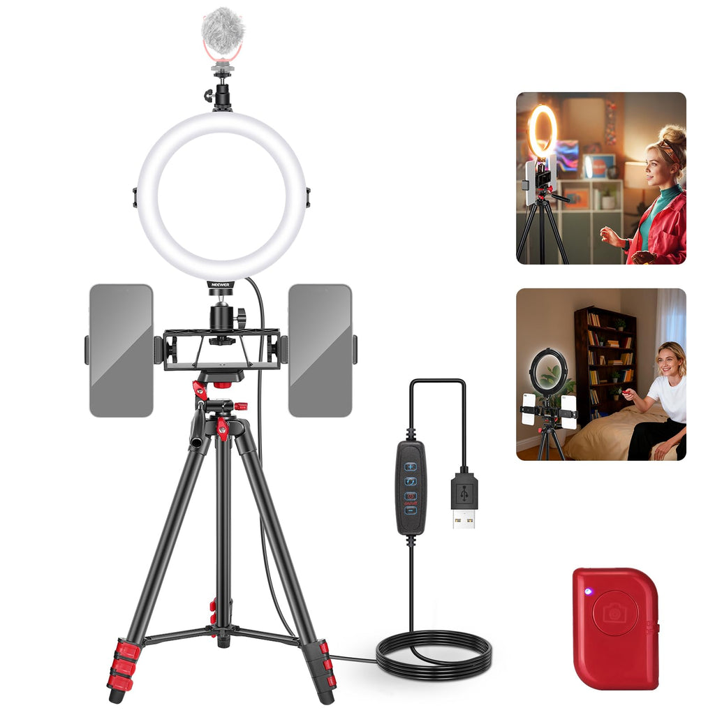 NEEWER Ring Light with Tripod Stand