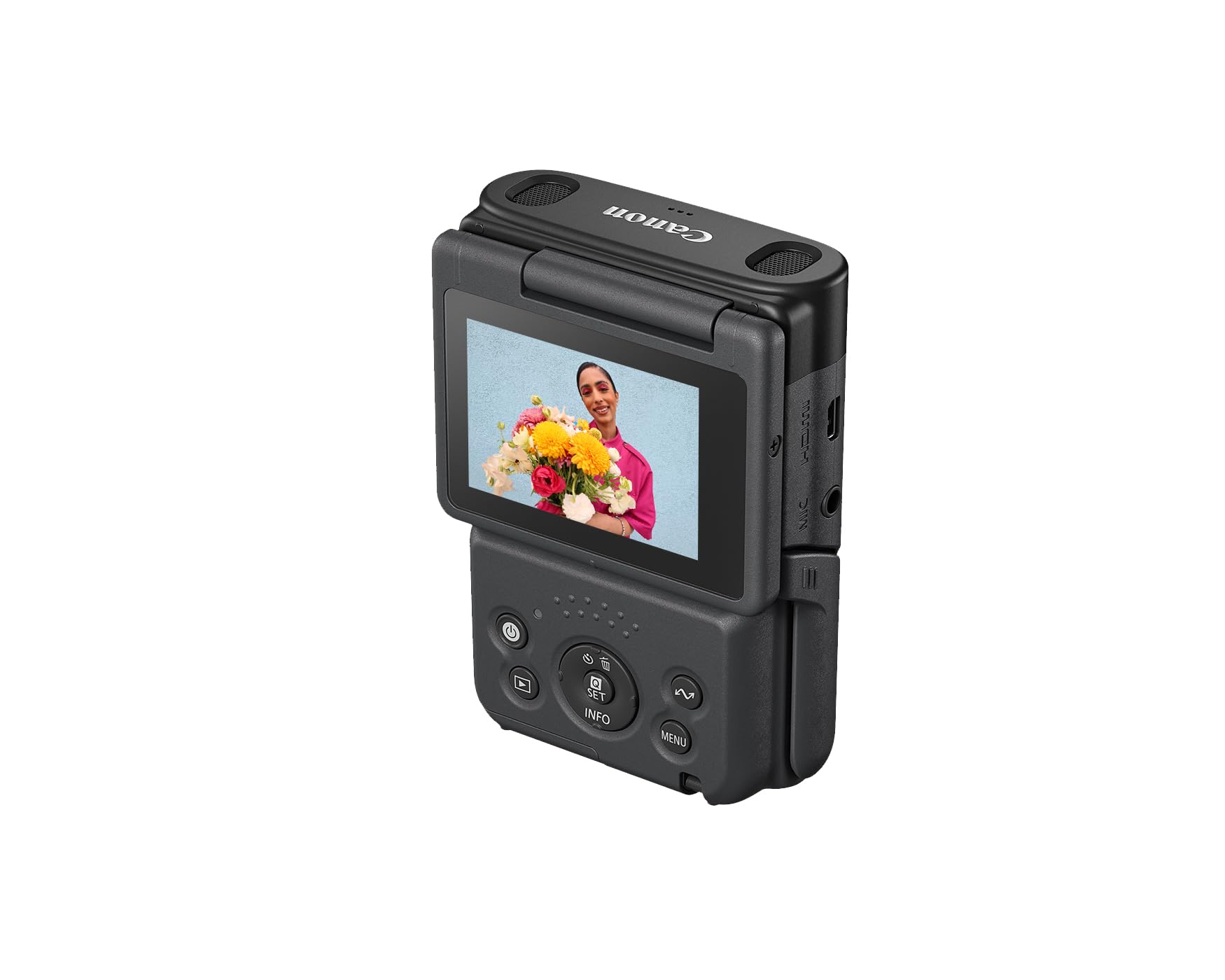 Vlog Camera with 1" CMOS Sensor, 4K Video & 19mm Wide-Angle Lens