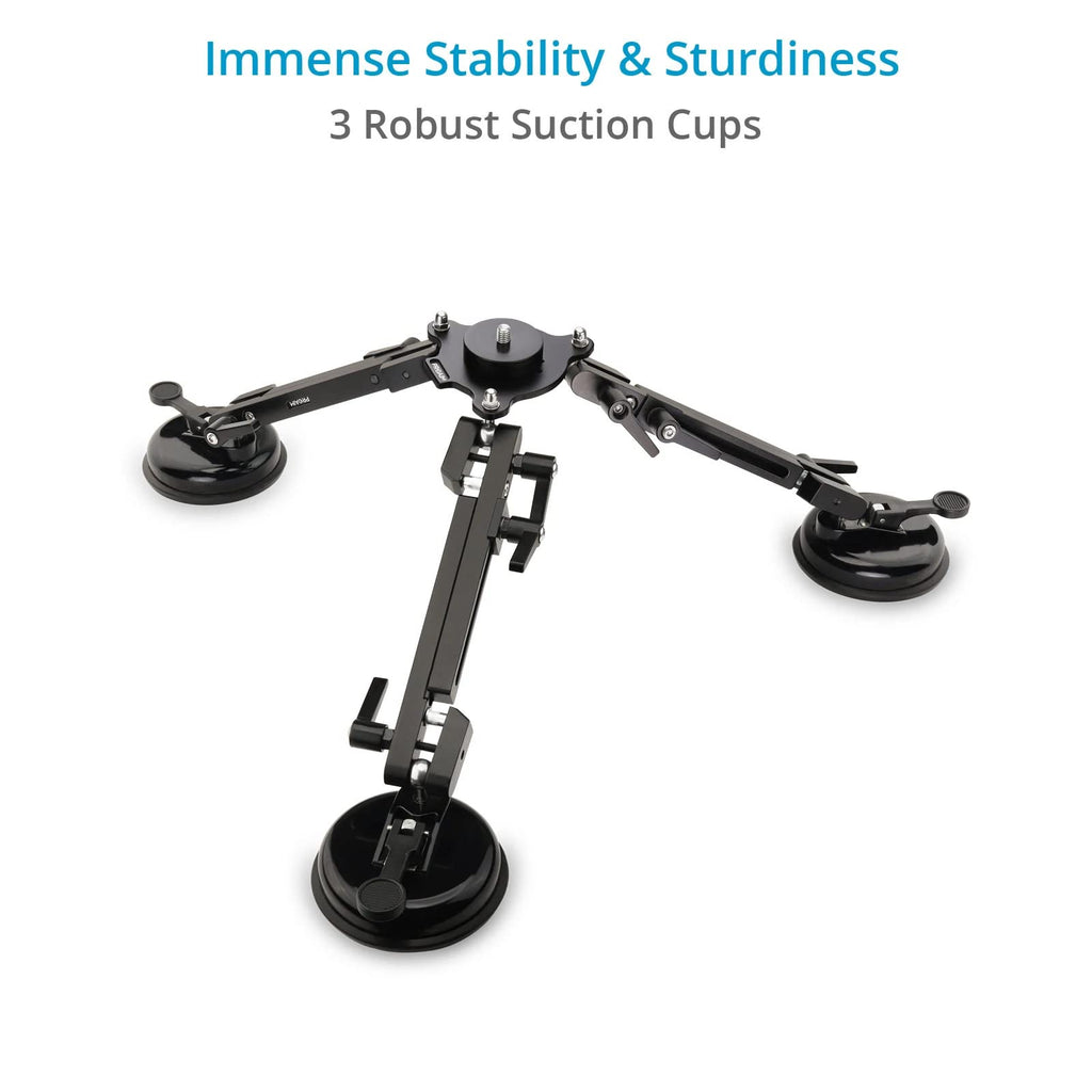 Suction Camera Mount for Vehicle Rigging with 15kg Payload