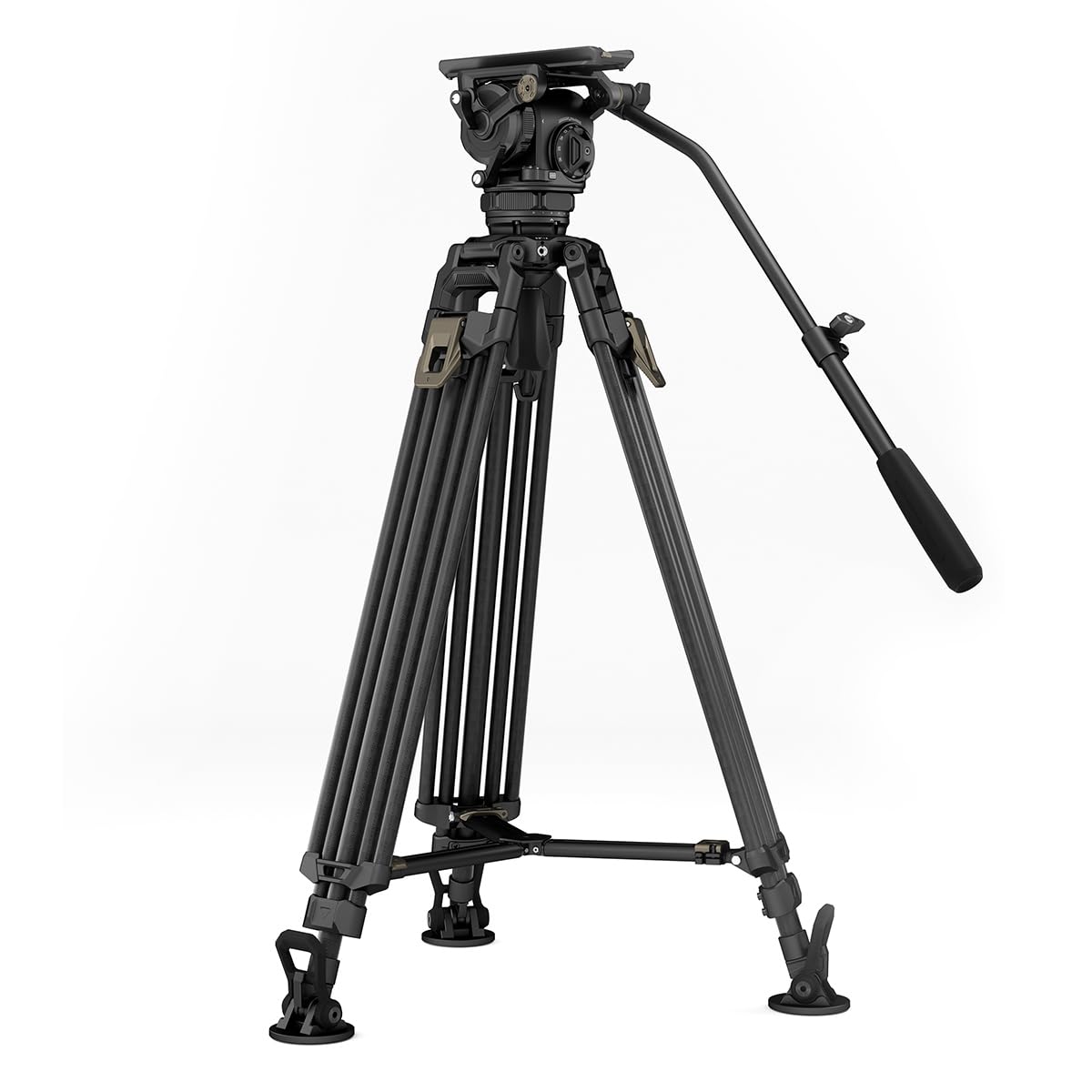 75mm Cine Fluid Head Tripod with 2-Stage Carbon Fiber Legs