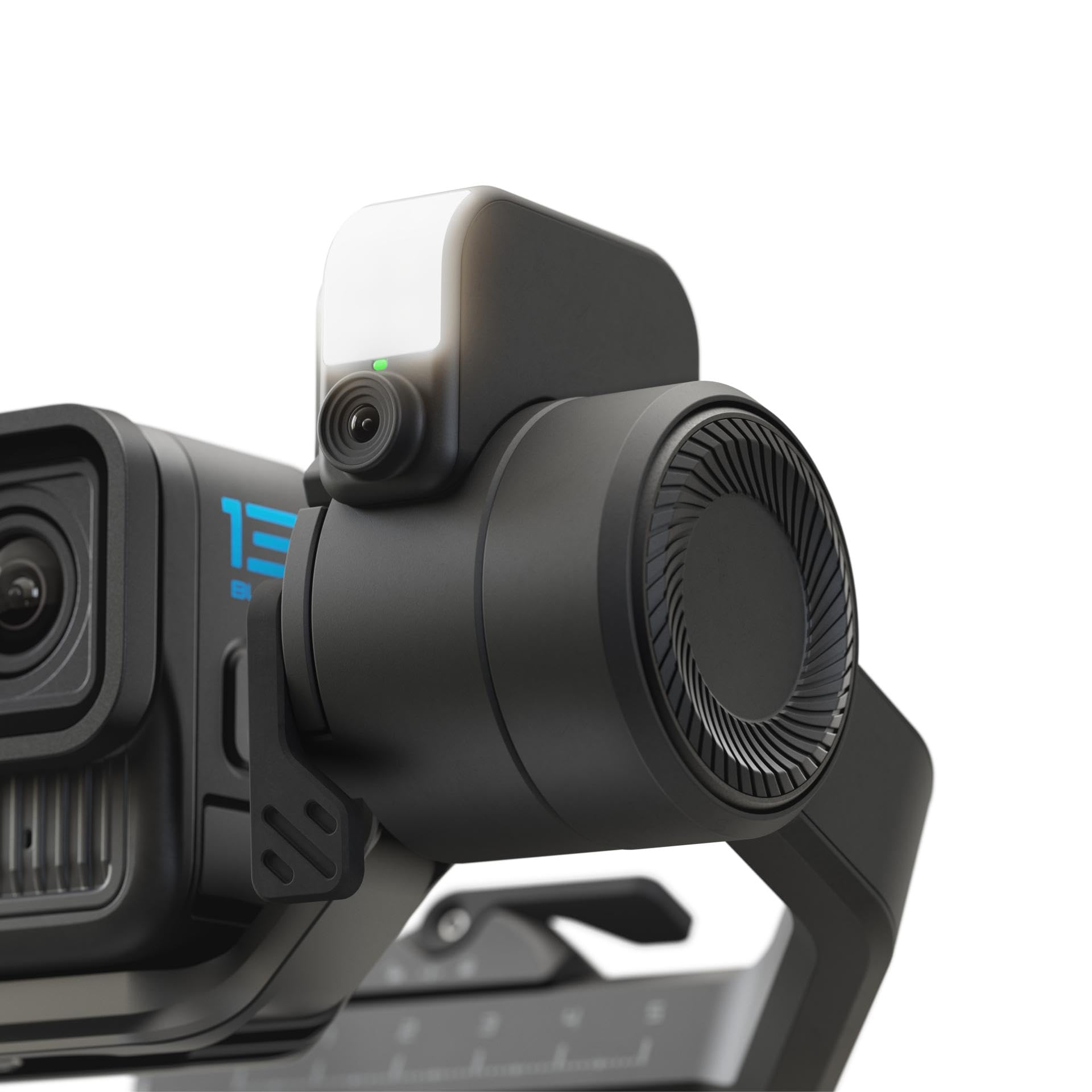 GoPro Fluid Pro AI 3-Axis Gimbal Stabilizer for GoPro Cameras and Smartphones, Subject Tracking, Lighting, Wireless Camera Control, Portable, Vlogging, 360° Rotation, Device Charging