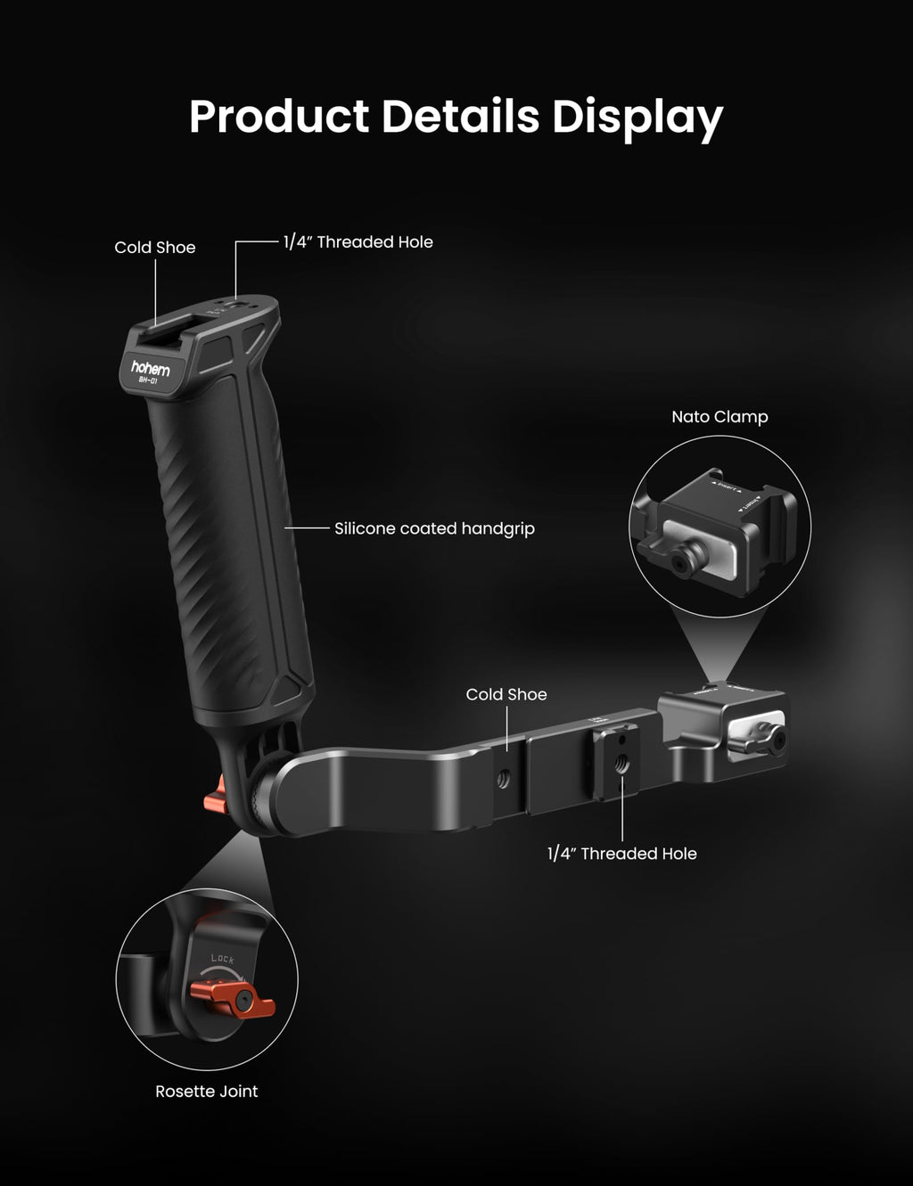 3-Axis Gimbal Stabilizer for Cameras & Smartphones