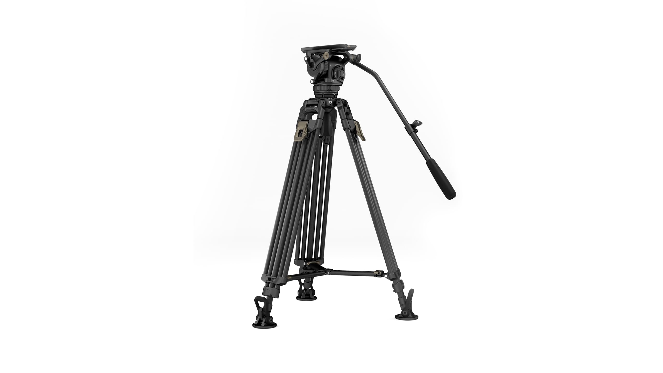 75mm Cine Fluid Head Tripod with 2-Stage Carbon Fiber Legs