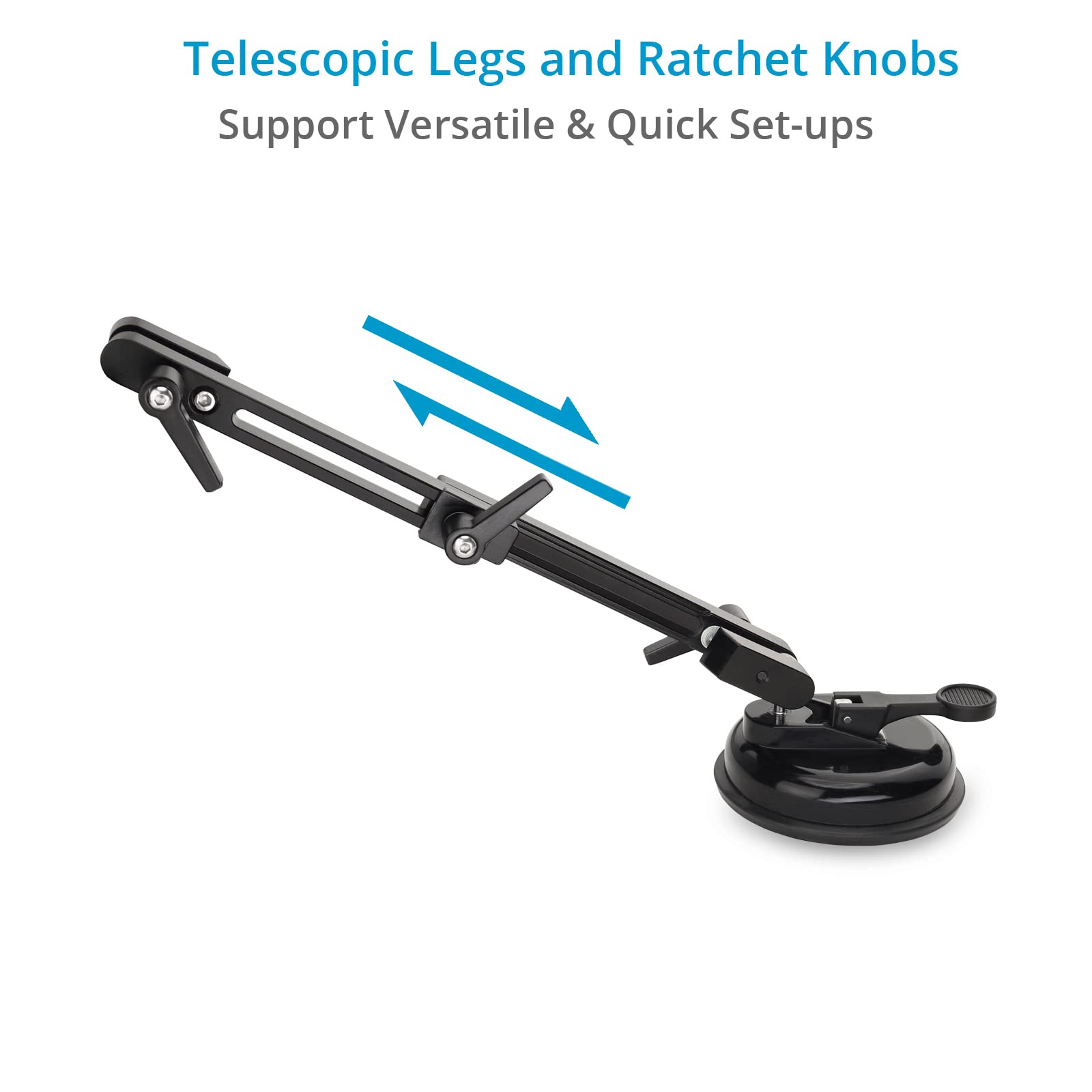 Suction Camera Mount for Vehicle Rigging with 15kg Payload