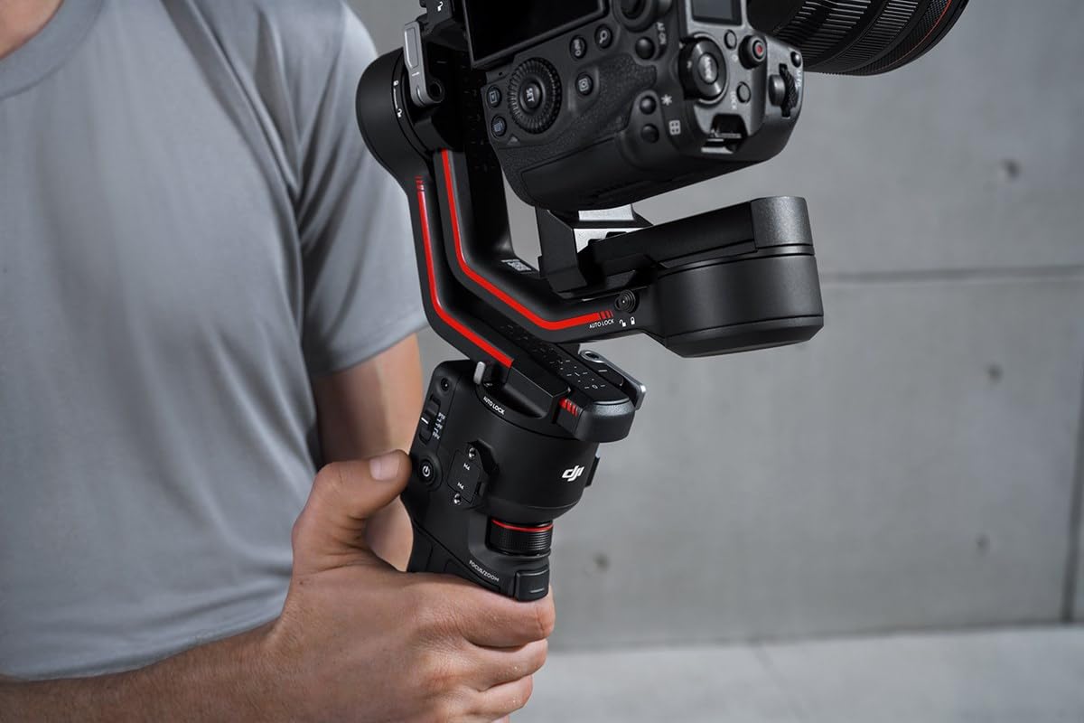 3-Axis Camera Gimbal Stabilizer Combo with Intelligent Tracking