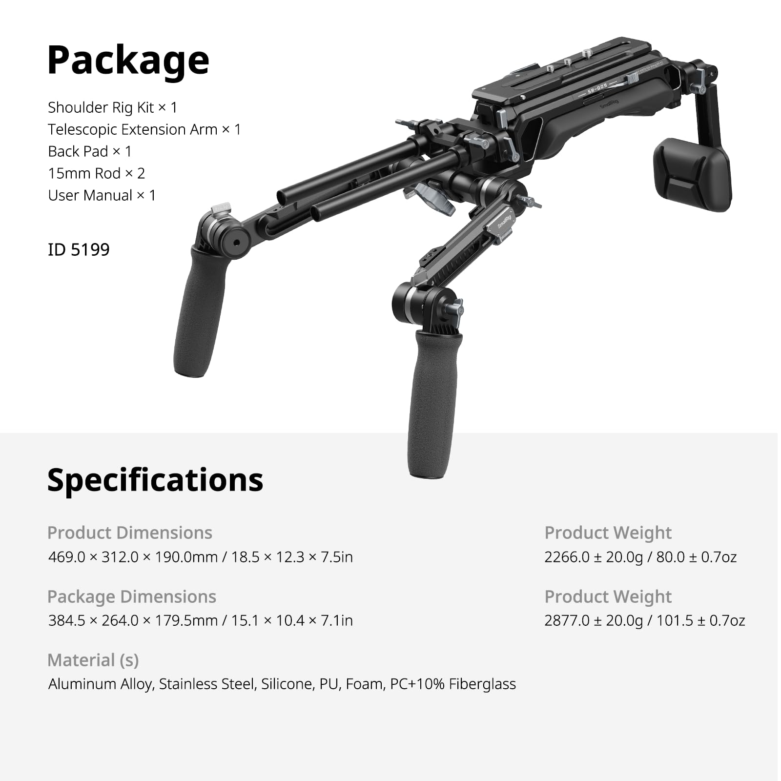 SmallRig Shoulder Rig Kit