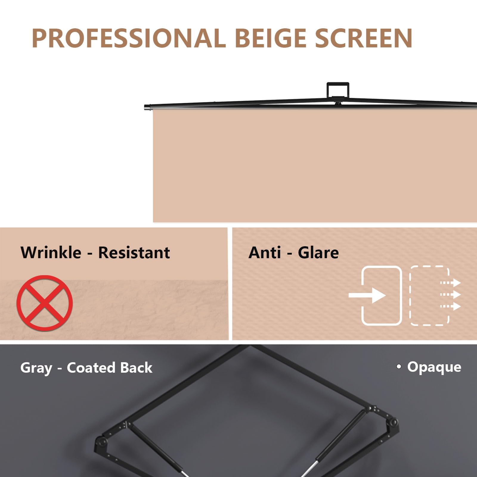 Collapsible Retractable Photo Backdrop with Stand