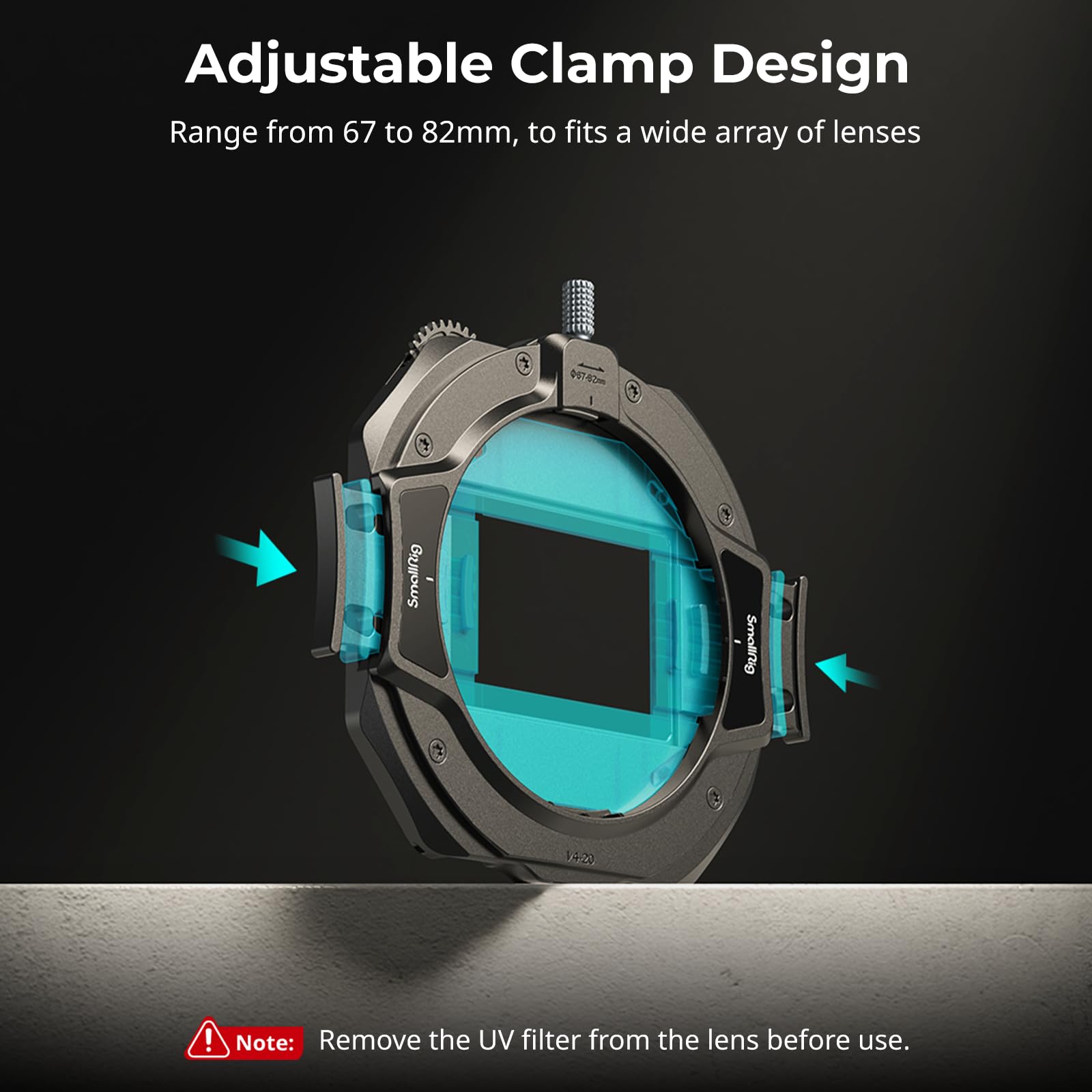 SmallRig Matte Box with Adjustable Clamp from 67mm - 82mm