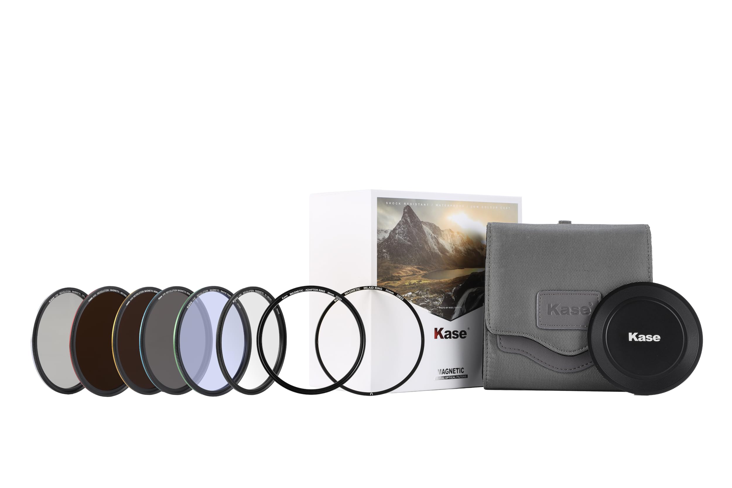 Magnetic Filter Kit with CPL, ND8, ND64, ND1000 & UV Filters