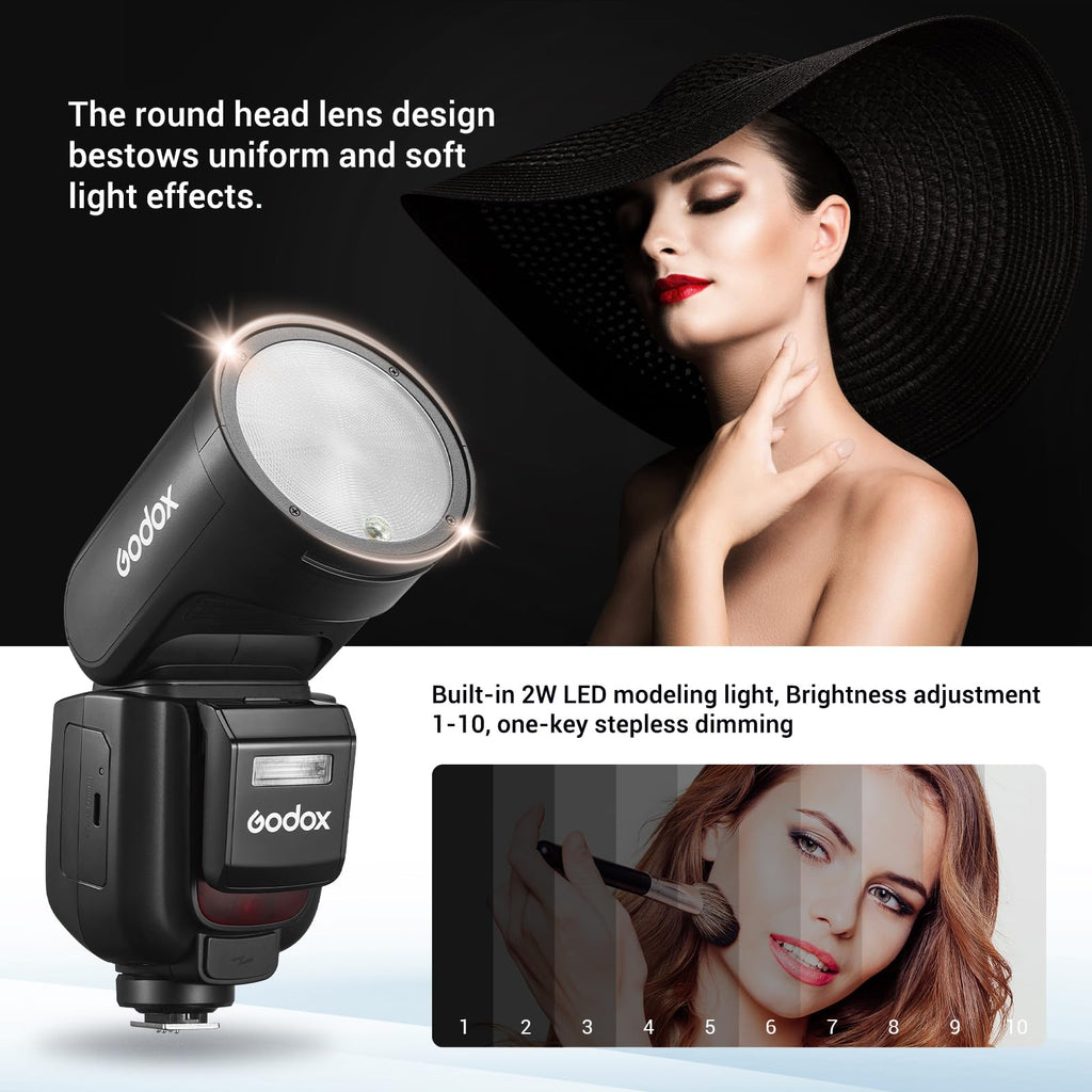 Godox V1Pro V1 Pro Round Head Camera Flash